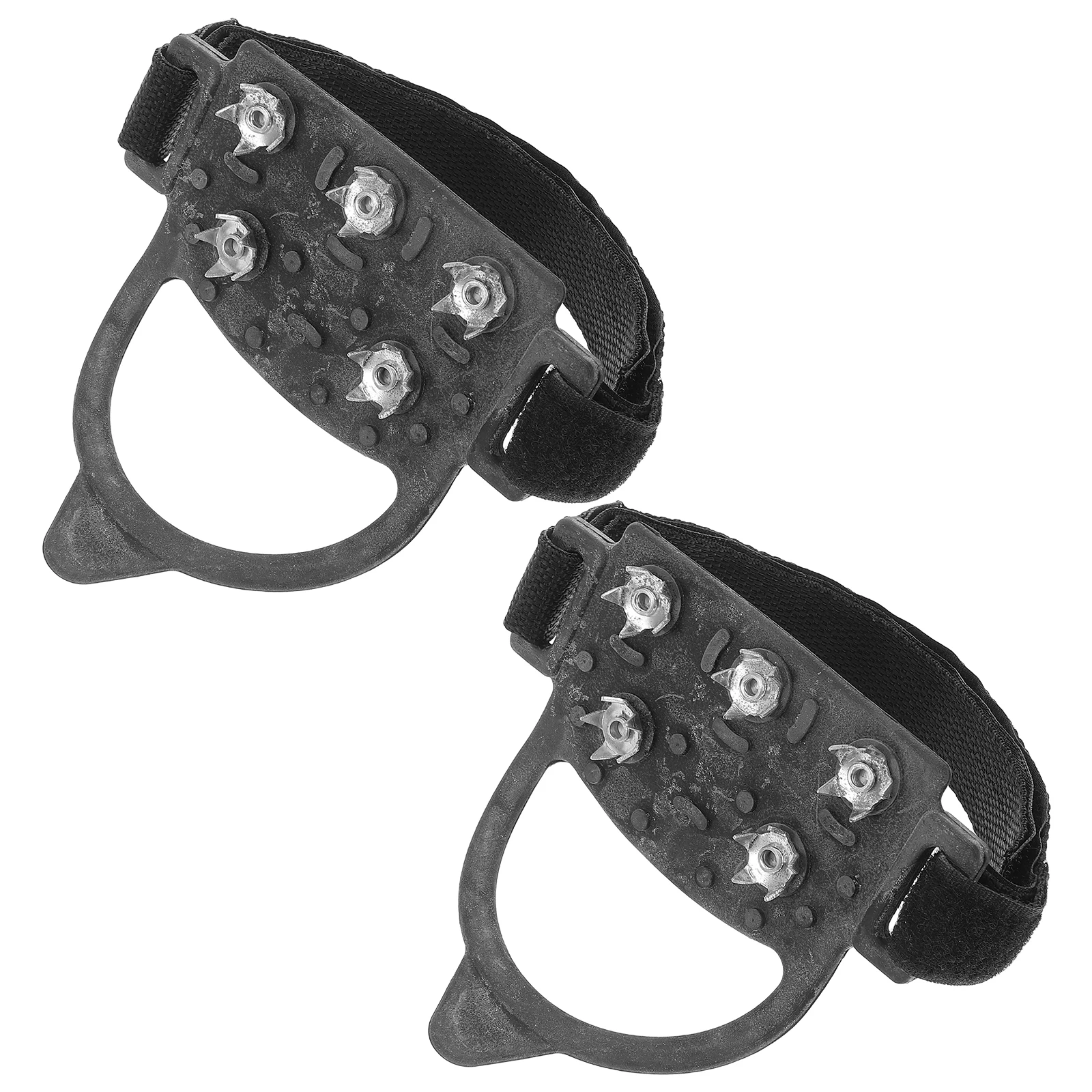

Outdoor Ice Crampons Anti Slip Snow Grips Shoes Quick Binding Sturdy Lightweight Shoe Covers Mountaineering Accessories Ice