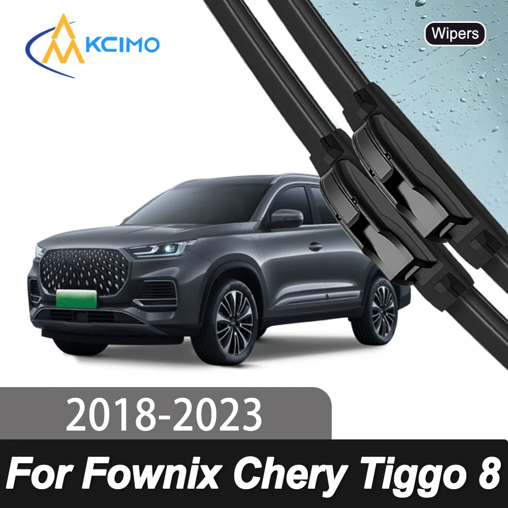 

2PCS Car Front Wiper Blades for Fownix Chery Tiggo 8 Ebro S800 2018 - 2023 Crystal Clear Visibility & Enhanced Driving Safety
