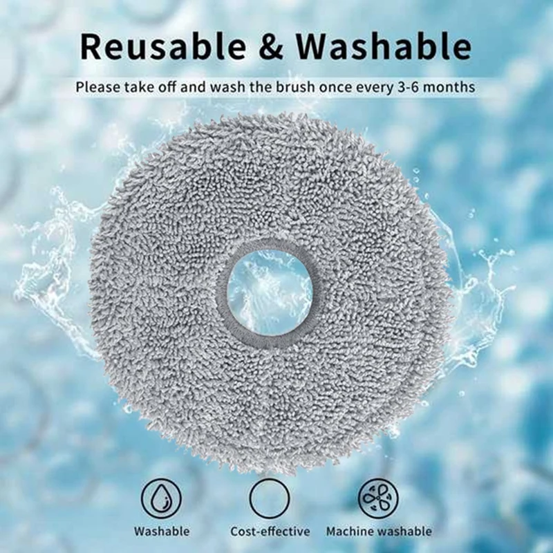 AT64 For Xiaomi Mijia M40 Spare Parts Robot Vacuum Accessories Replacement Parts Main Brush Filter Mop Cloth