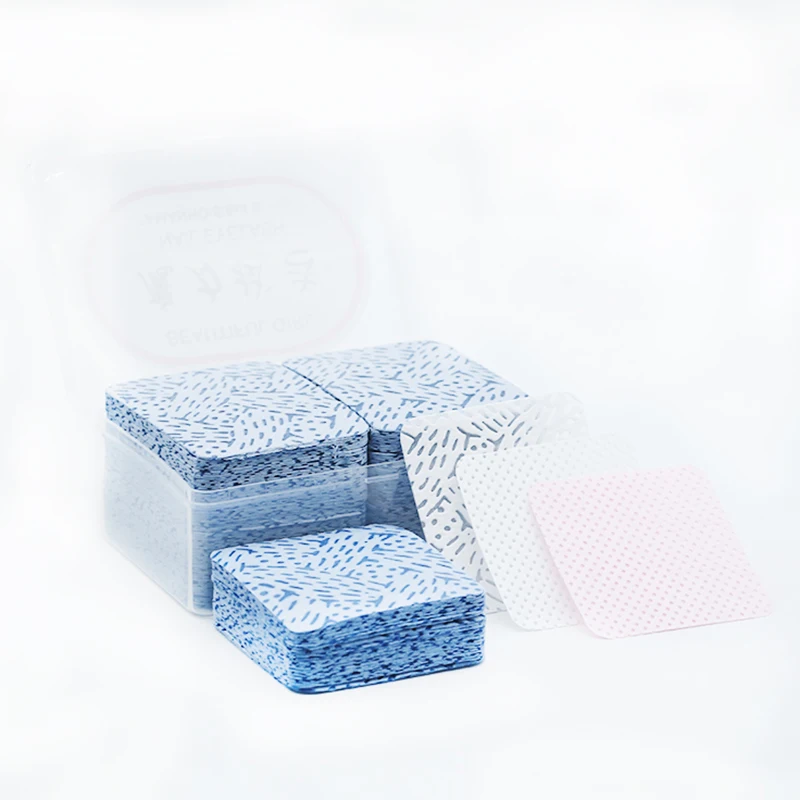 Lint Free Nail Polish magic remover Cotton Wipes UV gel polish remover Cleaner Paper Pad Nail Art Cleaning Manicure Tools Tips