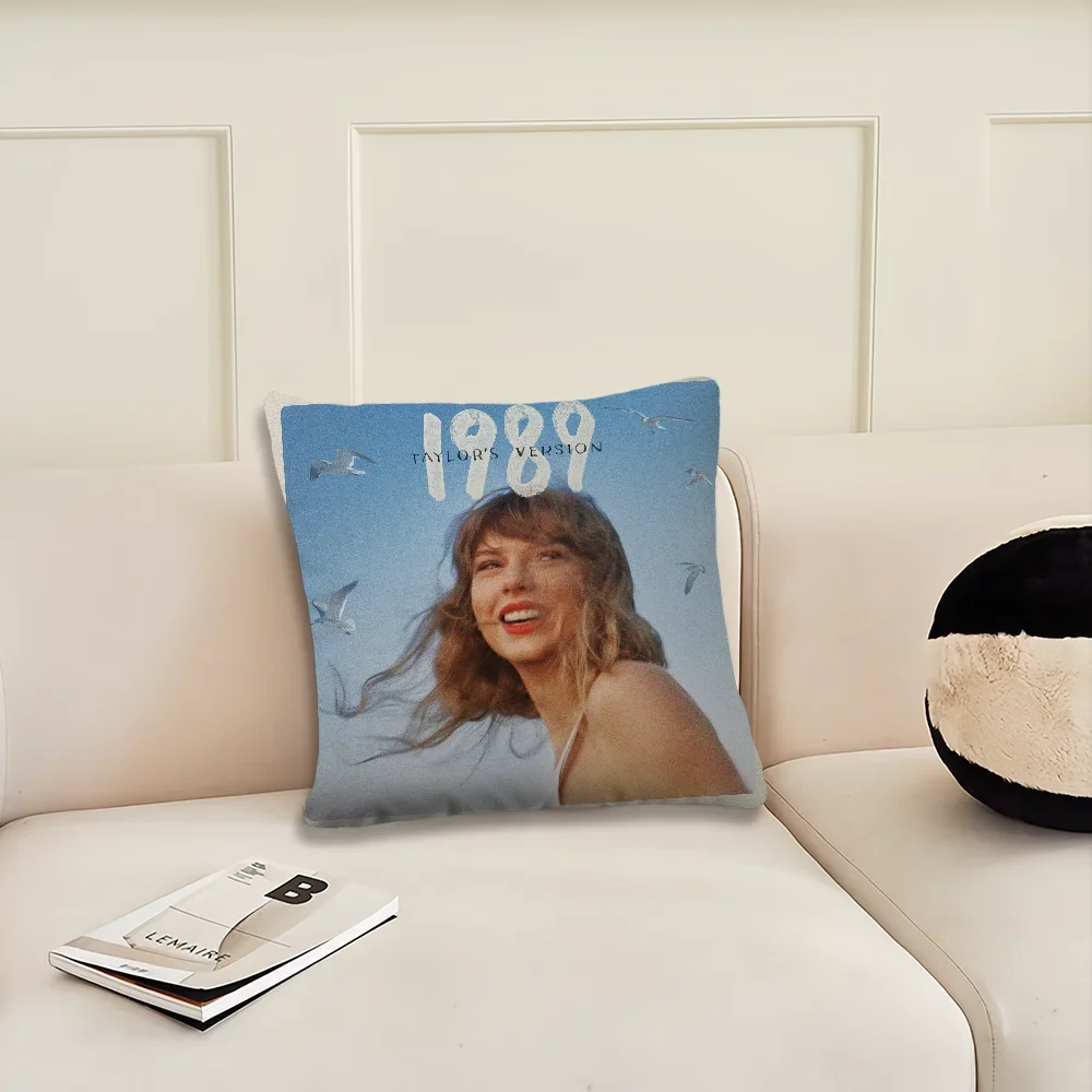 تايلور المغني S-Swift B كيس وسادة أريكة المنزل غرفة المعيشة مكتب متجر غطاء الطباعة الراحة الديكور الشمال البساطة