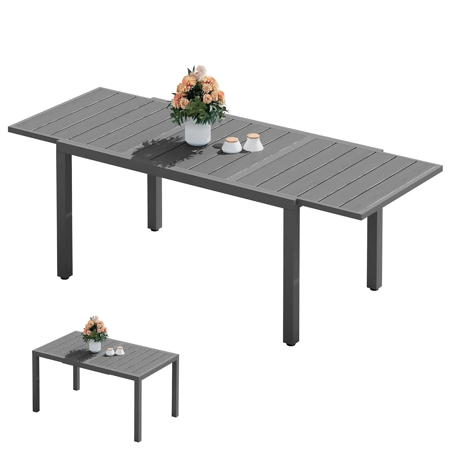 Expandable Outdoor Dining Table 60