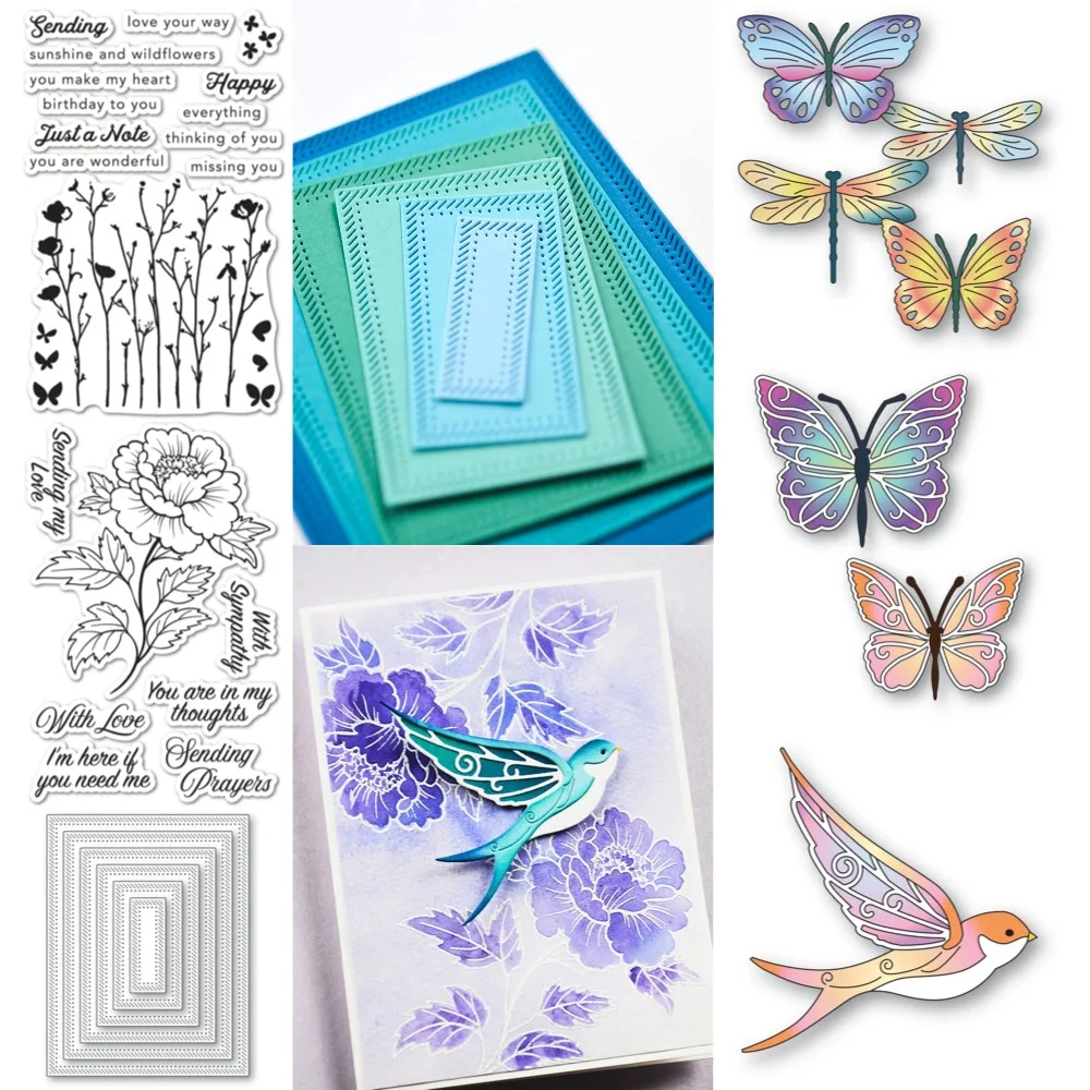 Gypsy Swallow-tail 2025 New Metal Cutting Dies For Craft Embossing Make Paper Greeting Card Making Template DIY Handmade