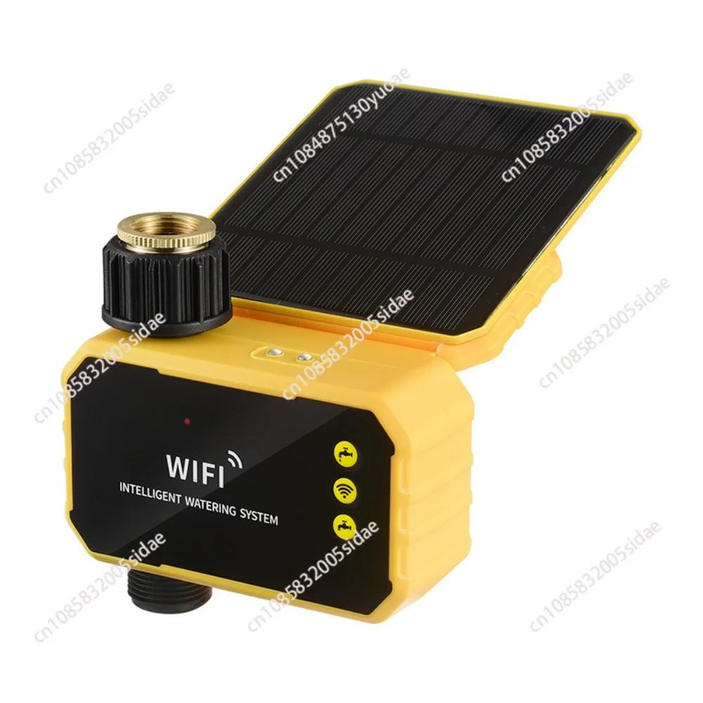 WiFI Intelligent Garden Irrigation Control Device Auto WaterSaving Irrigation Controller Solar Powered Plant Watering Timer