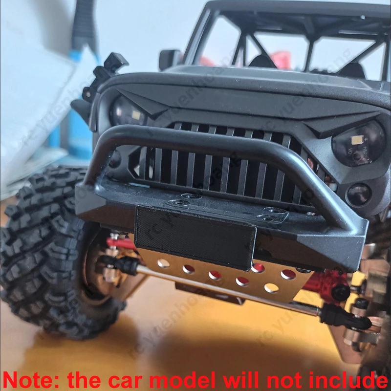 Soporte para matrícula, estante de simulación impreso en 3D, piezas modificadas, decoración para modelo de coche de escalada MJX H12Y RC a escala 1/12, 1 Uds.