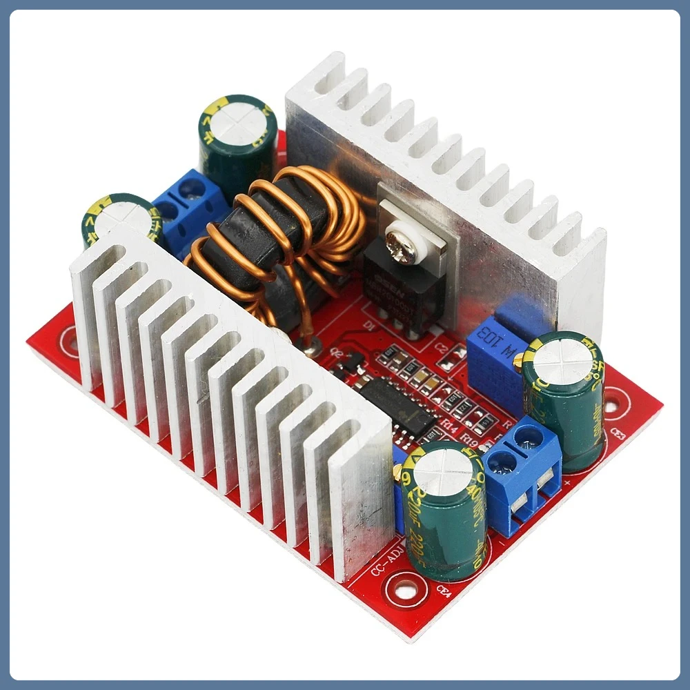 Convertitore boost step-up DC-DC 400W 15A Alimentatore a corrente costante Driver LED Modulo step up caricabatterie di tensione da 8,5-50V a 10-60V