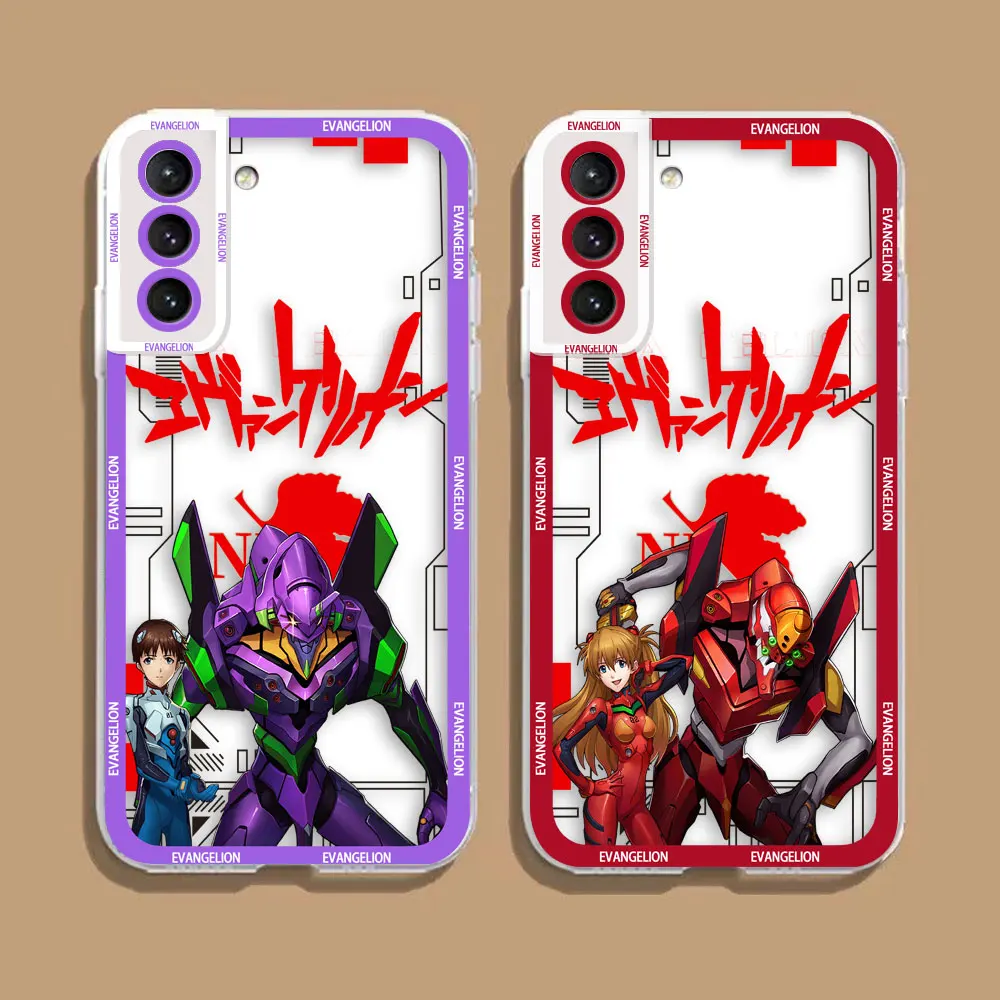 Clear Phone Case For Samsung A73 A72 A71 A57 A56 A55 A54 A53 A52 A51 A36 A35 A32 A26 A25 A23 A22 Cover G-Genesis E-Evangelions view 2