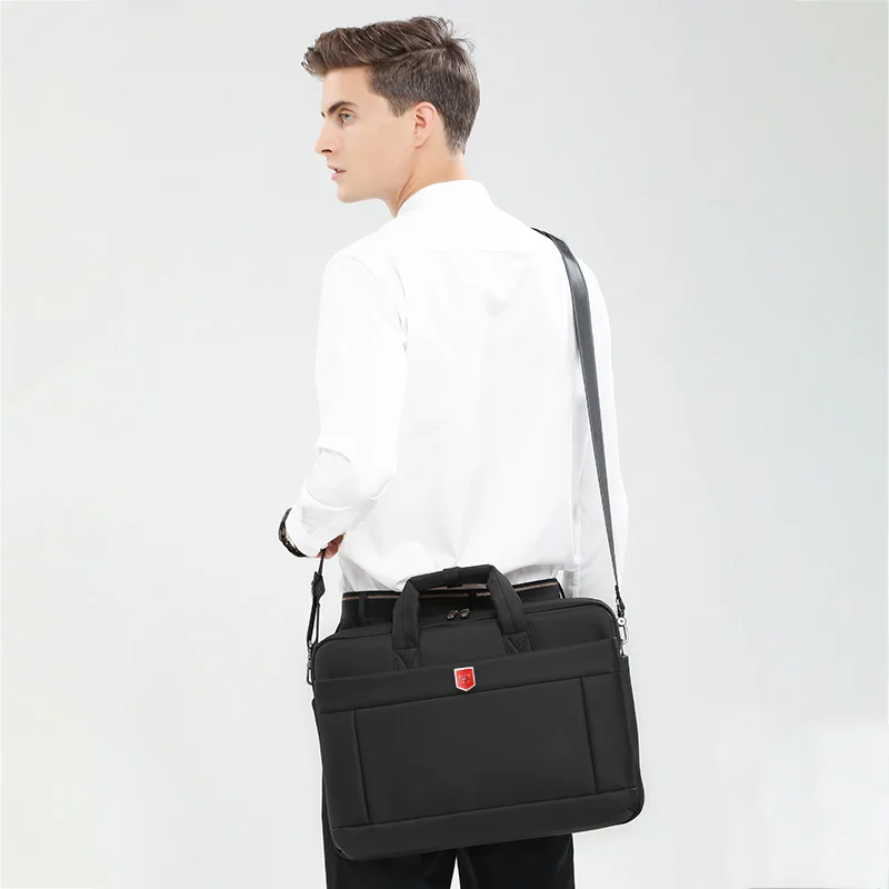 Brand New Waterproof Laptop Briefcase Men Business Handbag for Large Capacity Casual Fashion Messenger Single Shoulder Bag