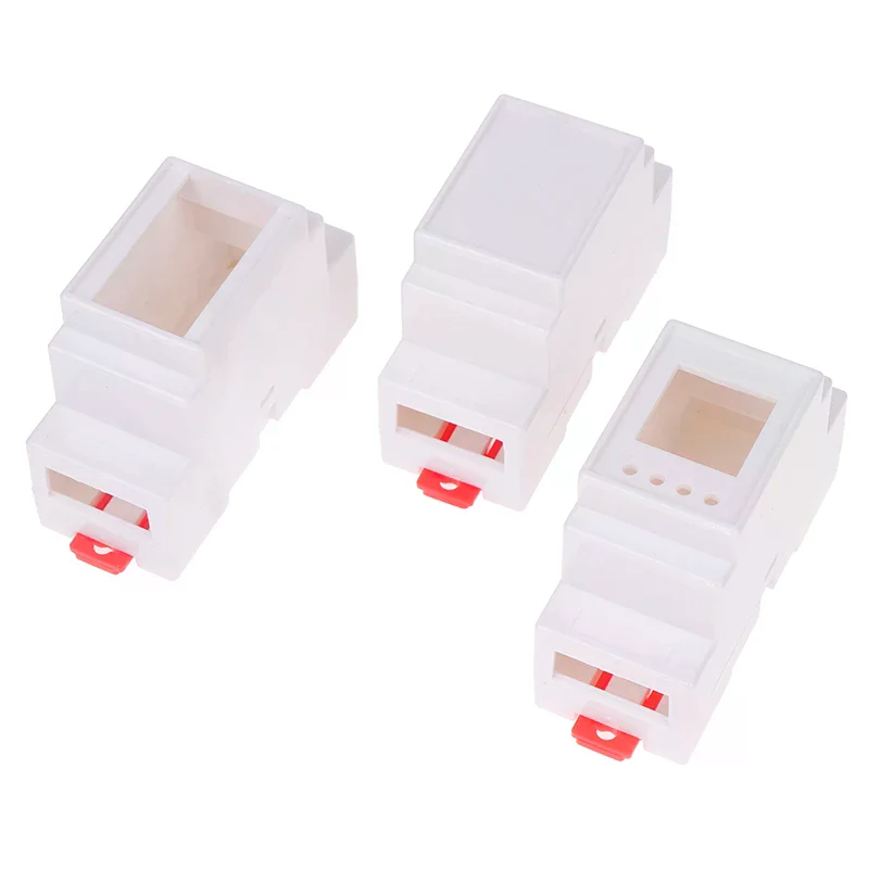 1pc Din Rail Box Plastic Box 4Colors 88x37x59mm 35-Rail Plc Junction Electronics Project Case Mounting Instrument Housing