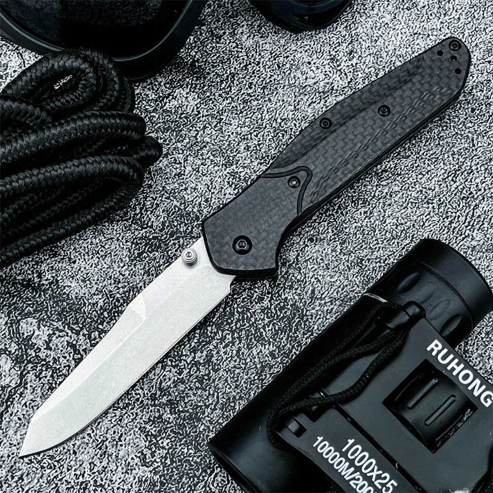 

Многофункциональный складной нож BM 940 EDC с лезвием из стали D2 и рукоятью из углеродного волокна для охоты, кемпинга и самообороны