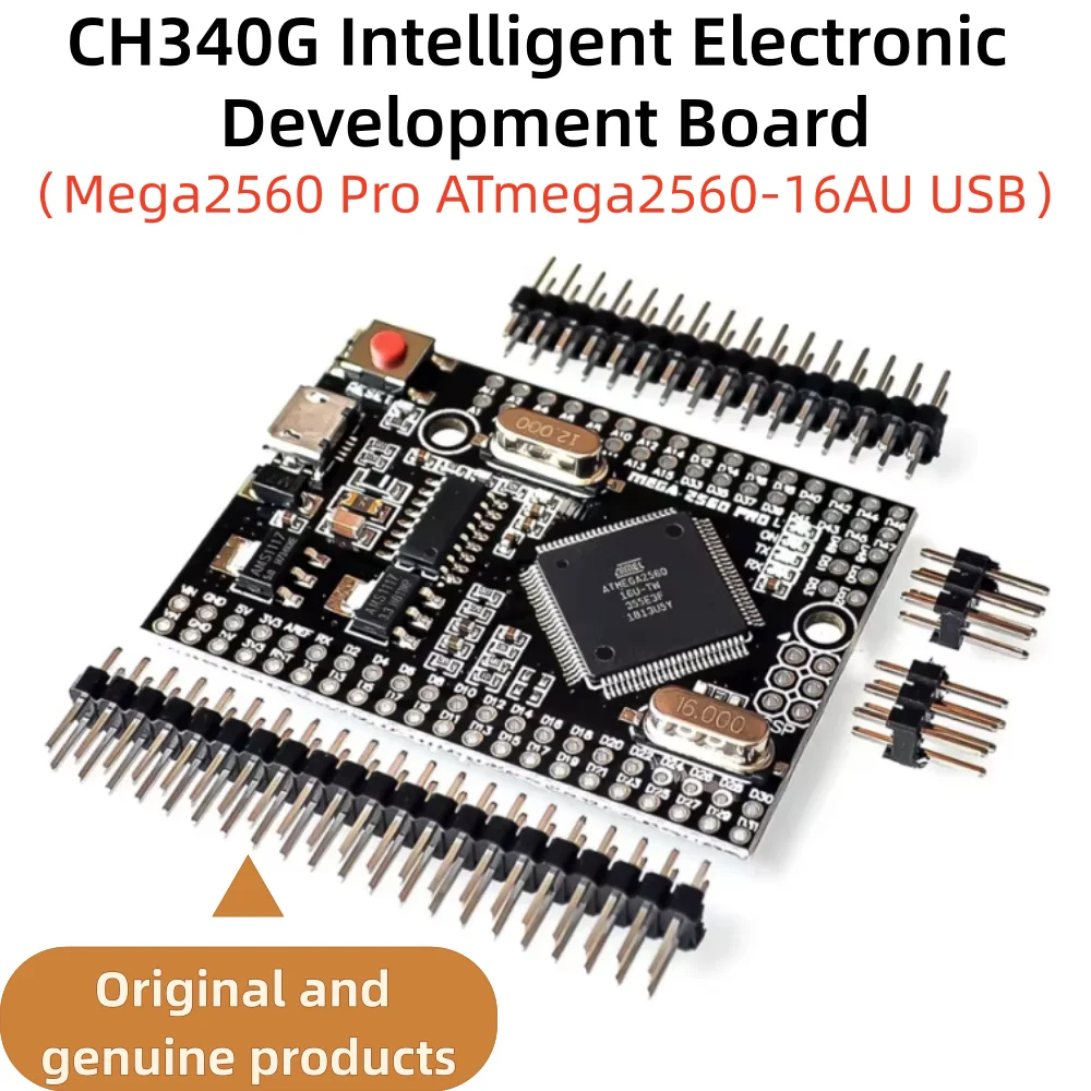 3-1PCS Carte de développement électronique intelligente Mega2560 Pro ATmega2560-16AU USB CH340G