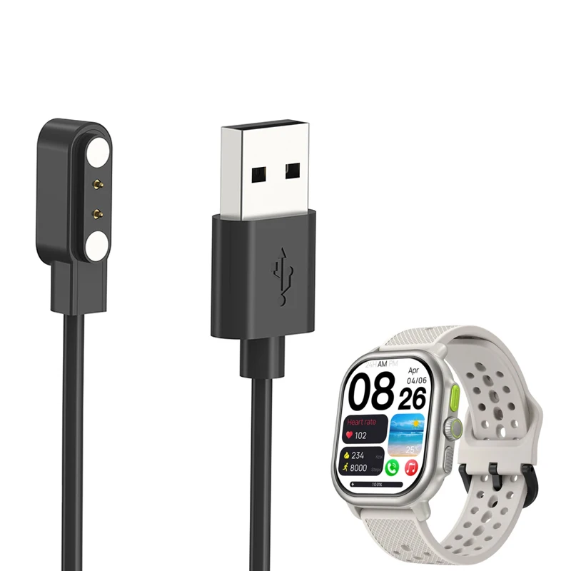 Smartwatch Dock Charger Adapter USB Charging Cable Power Charge Wire For Zeblaze Beyond 3 Pro Sport Smart Watch Accessories