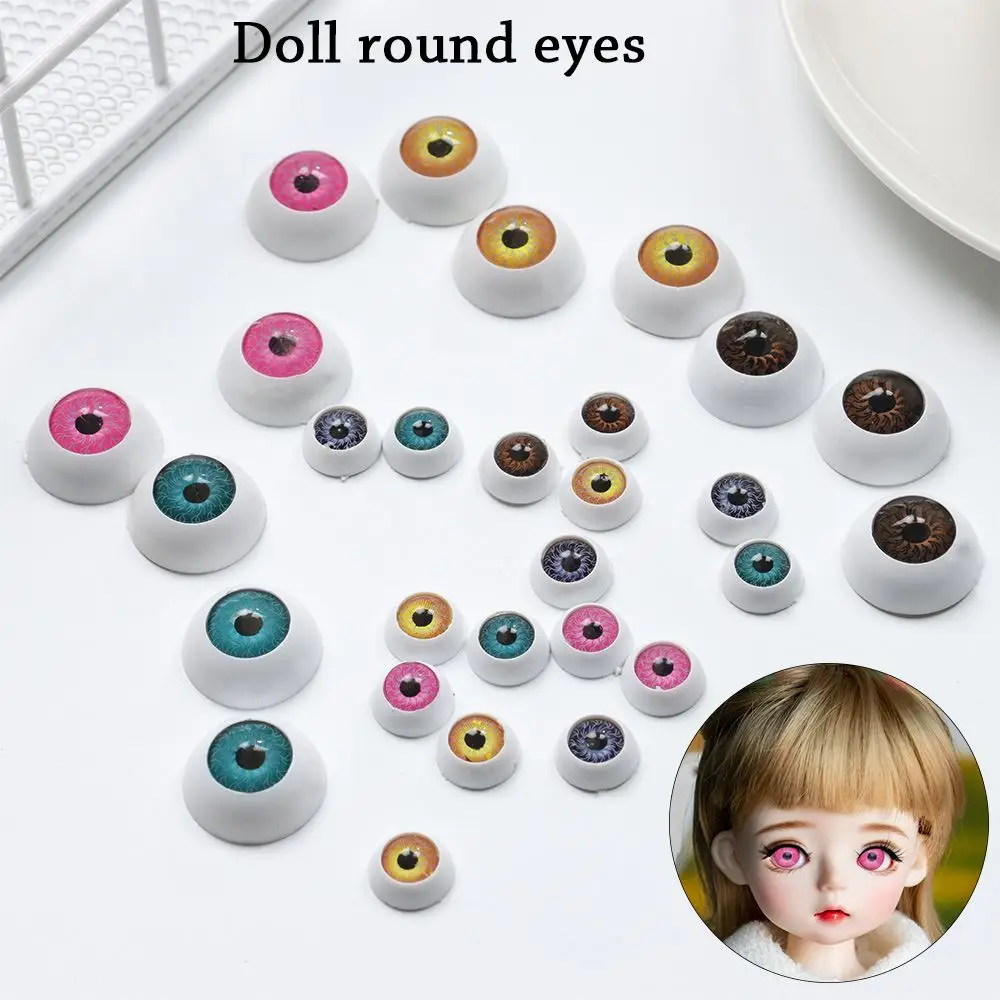 10pcs 12mm/20mm Puppet Making Funny Dinosaur Eye Accessories DIY Craft Doll Safety Eyes