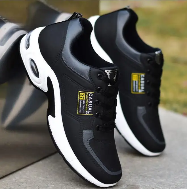 Männer Wasserdicht Turnschuhe 2022 Frühling Sommer PU Freizeit Wilden Sport Schuhe Männlich Licht gewicht Anti-Geruch Laufen Outdoor schuhe