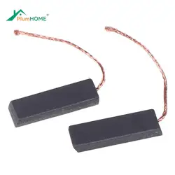 2pcs Good Quality Black Carbon Brush Motor 5*13.5*40mm With 70mm Length Lead For Washing Machine