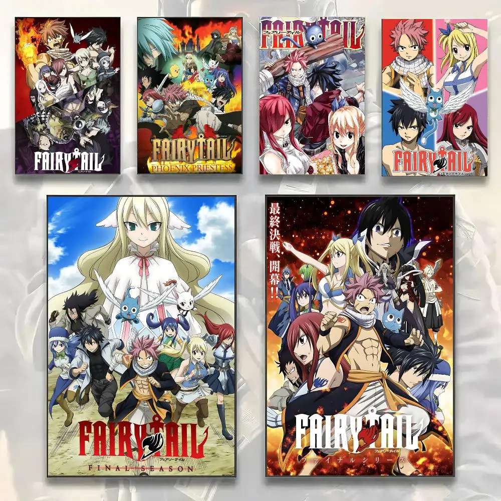 Fantasy Anime F-Fairy Tail Painting Calligraphy Modern Canvas Wall Art Prints for Living Room Decor | Wall Decals