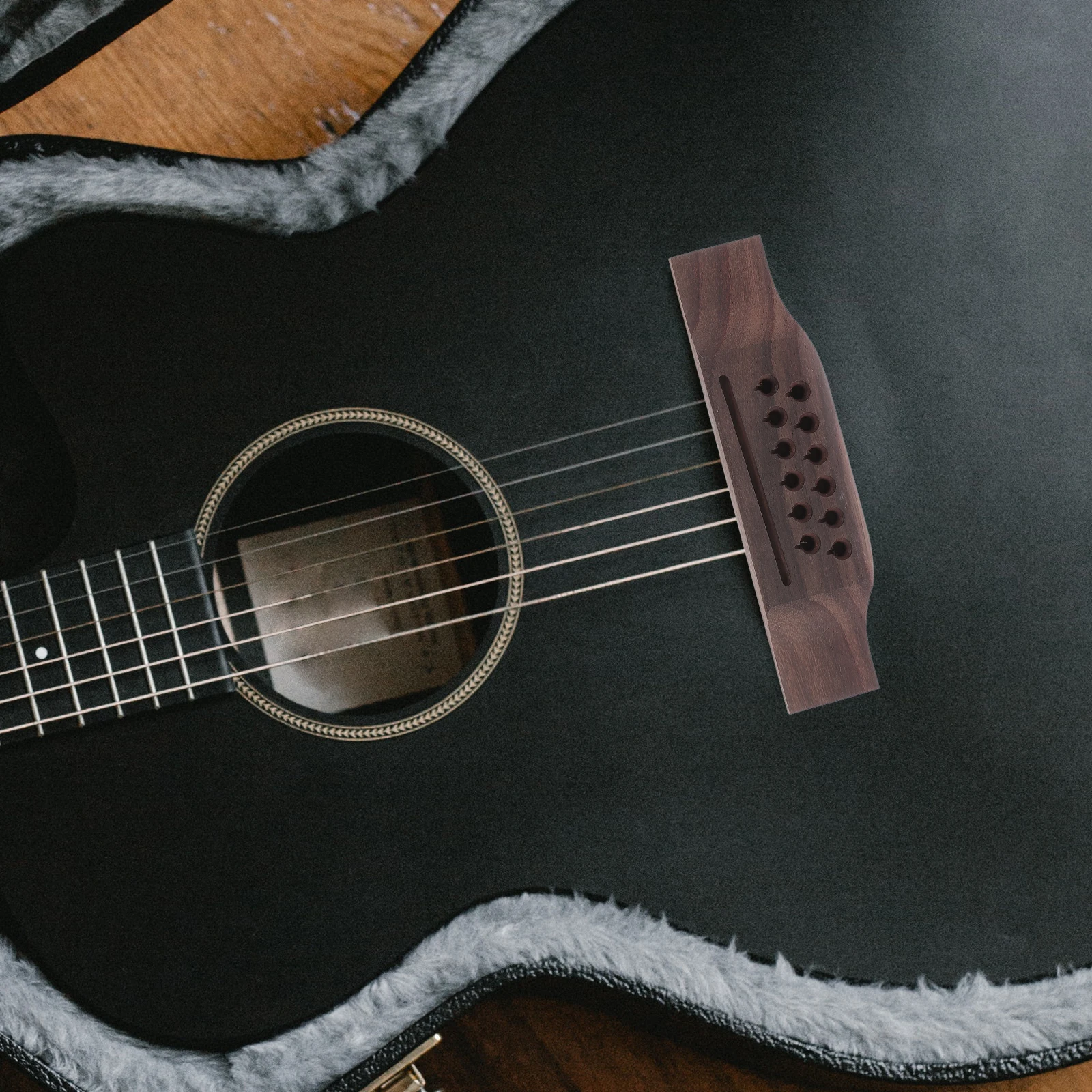 

1Set Acoustic Guitar Bridge Replacement 12 String Saddle Nut Pin Set for Stable Clear Tone Acoustic Guitar Accessories