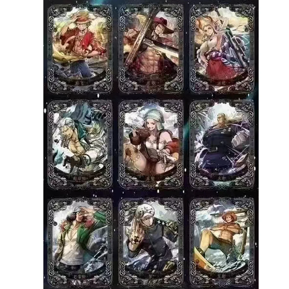 Carta di un pezzo per bambini scimmia magica ad alta energia D. Rufy Nami Nico * Robin Buggy Limited Anime Collection Card regali per bambini