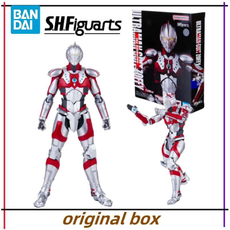 Bandai Figure Model Ultraman SUIT Zoffy The Animation SHF Anime Figures Toys Collectible Gift for Kids Genuine New Unopened