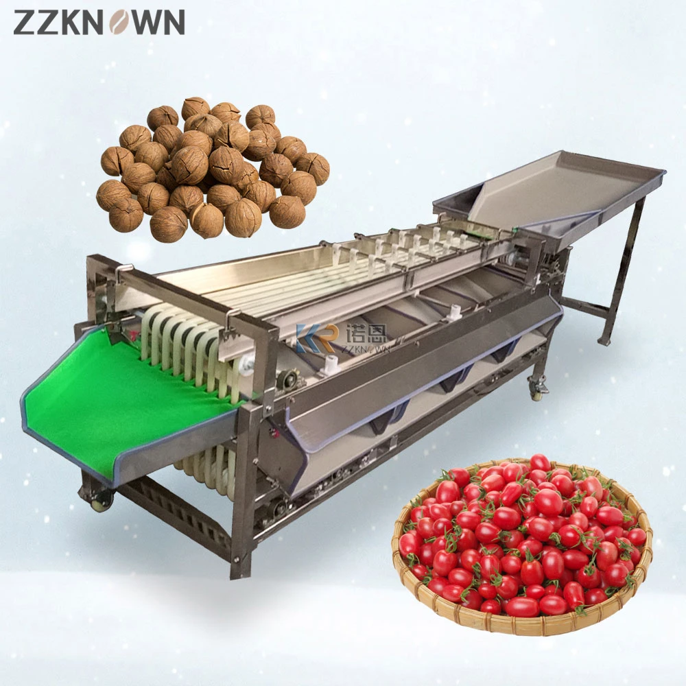 

Newest Design Potato Lemon Grading Machine Passion Fruit Processing Onion Size Grading Sorting Machine