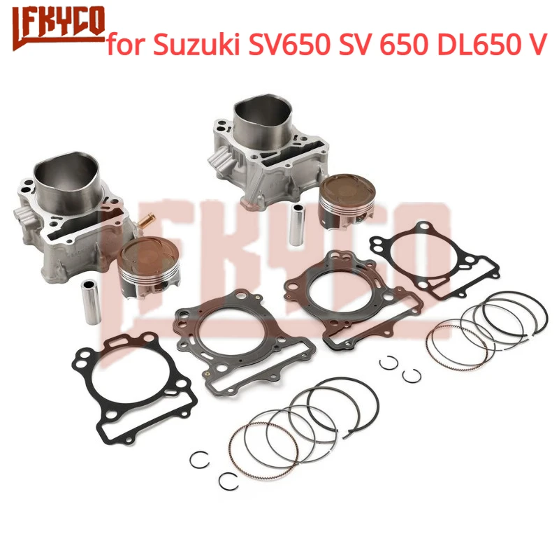 81mm Motor Engine Cylinder Piston Gasket Kit for Suzuki SV 650A SV650S V-STROM650 99-08 SV650 SV 650 DL650 V Strom 650 2013-2022