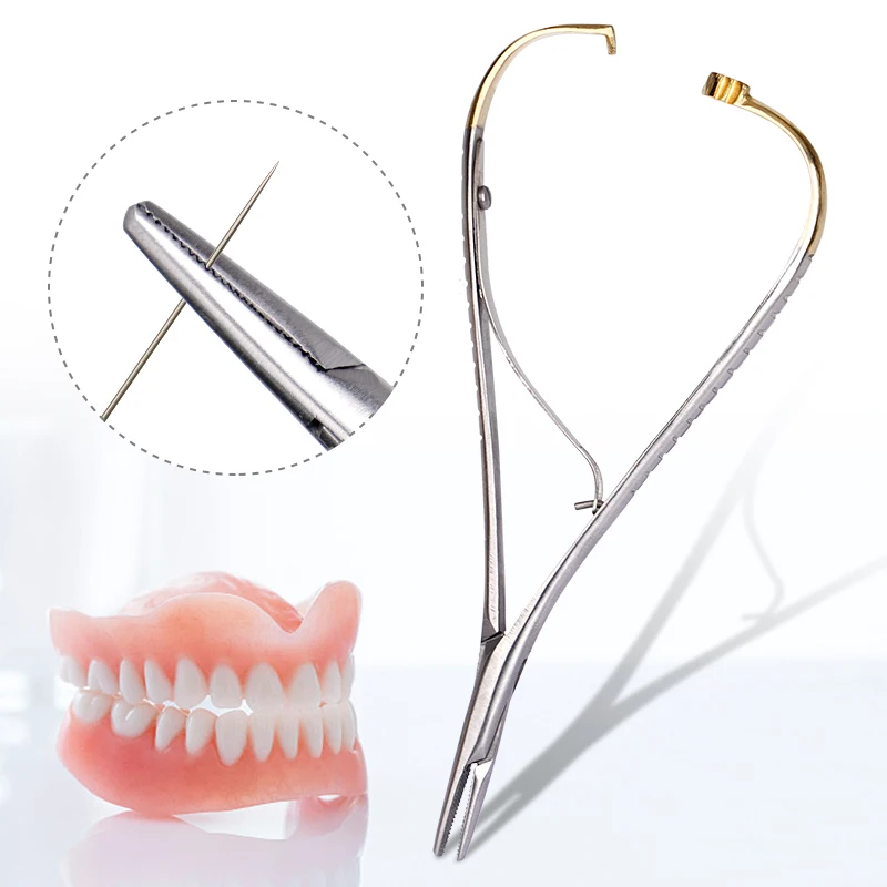 1 Stuk Tandheelkundige Naaldhouder Pincet Rechte Orthodontische Instrument Tandheelkunde Product Mathieu Naaldhouder