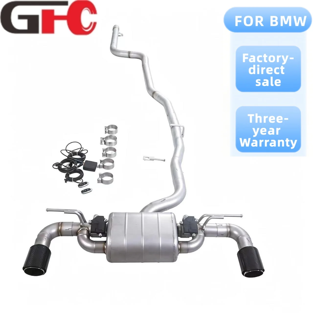 

Suitable for 2015 BMW 116i 1.5T B38 Catback Valvetronic Muffler High Performance Exhaust Muffler System