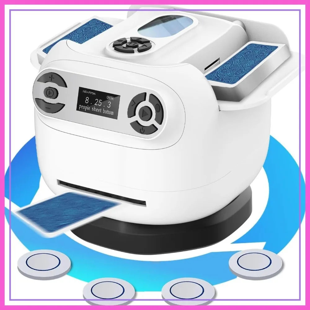 

2026 Automatic Card Shuffler & Dealer, 2-in-1 Smart 360° Rotating, Super Quiet for Home & Club Games