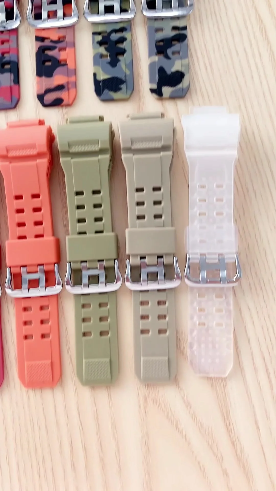 Pulseira de silicone de resina para casio G-SHOCK rangeeman GW-9400 GW-9300 masculino camuflagem borracha esporte à prova dwaterproof água banda relógio acessórios