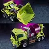 JINBAO 8008 GT 변환 액션 피규어 장난감 걸작 Devastator 영화 모델 42cm ABS 6 IN 1 변형 자동차 로봇 인형 3