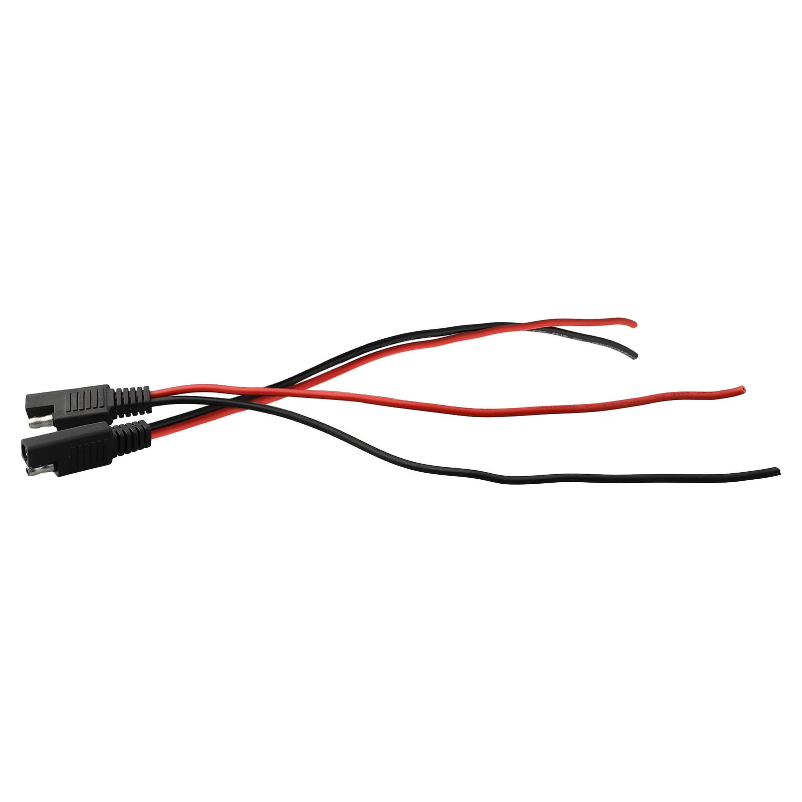 1Pair SAE Cables  18AWG Male+Female Connector  0 5Ft Length  Excellent Durability for Long lasting Performance