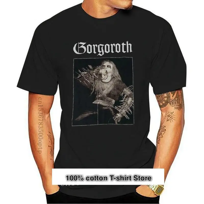 Camiseta de algodón de manga corta para mujer, camiseta de Gorgoroth Vtg 90st-camiseta el Sin de Satán Carcas Venom Metal 2024