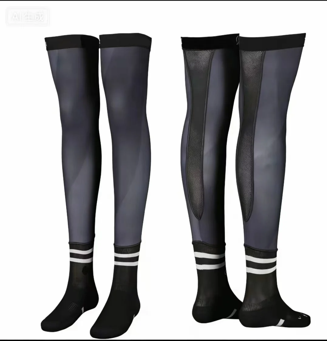 

2026 New Motorcycle Compression Knee Brace enduro Sock Top Motocross Socks MTB ATV MX Knee Protection Sport moto sock Anti-Skid