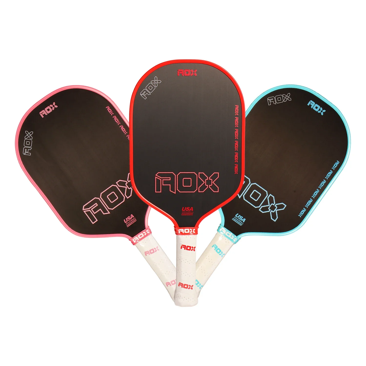 Arronax USAPA Approved Cold Press Unibody Fiberglass Pickleball Paddle Spin Textured Surface With Foam Edge