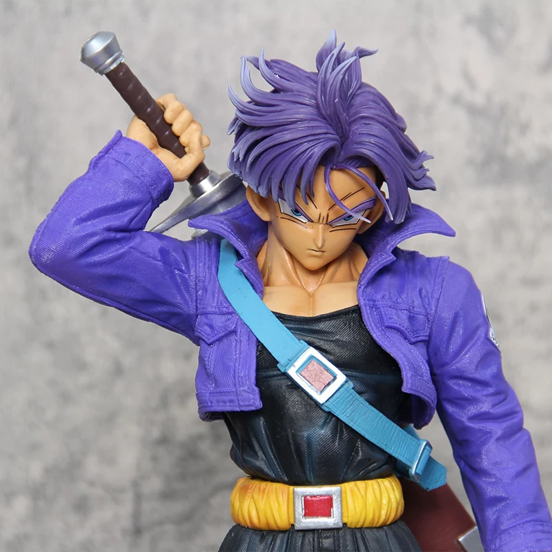 44cm Anime Figure Dragon Ball Z Goku Trunks Action Figure GK statua oversize modello in PVC giocattoli per regali per bambini modello a mano grande