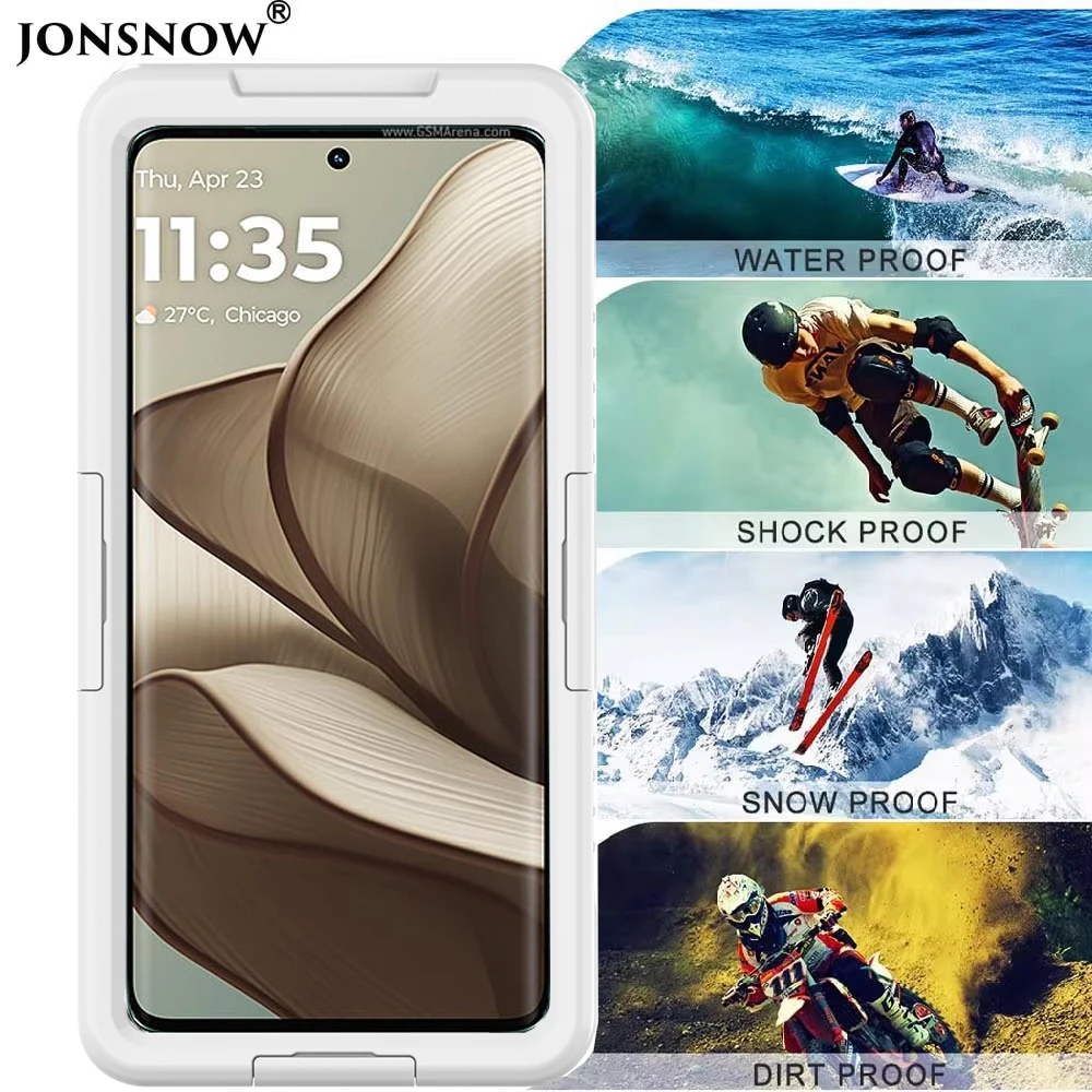 Universal Waterproof Phone Cases for Motorola Edge 50 Pro Ultra Fusion Moto X50 Ultra Swim PouchFull Ccoverage Shockproof Bumper