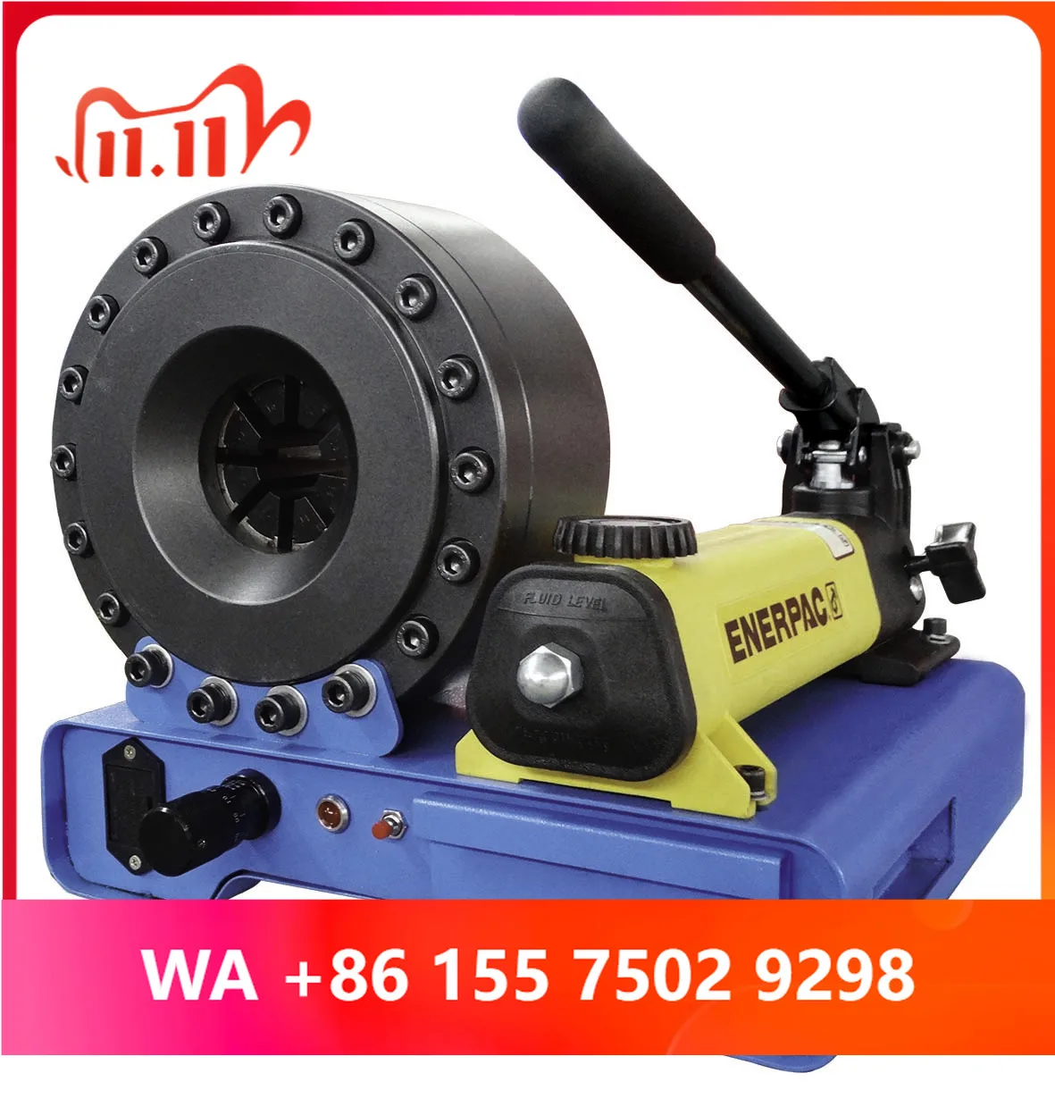 ' Manual Crimper P16 Hose Assemb Crimping hine New AC Hydraulic Pressing Kits Manufacturing Plant Hand Operated