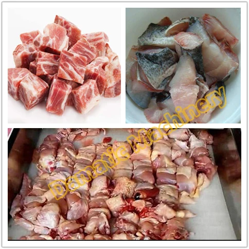 الكهربائية الصغيرة آيس كيوب صغيرة ديلي البقرة الباردة شوارما اللحوم المقامر مكعب شفرات قطع الفرقة المنشار الجدول آلة تقطيع صغيرة #4