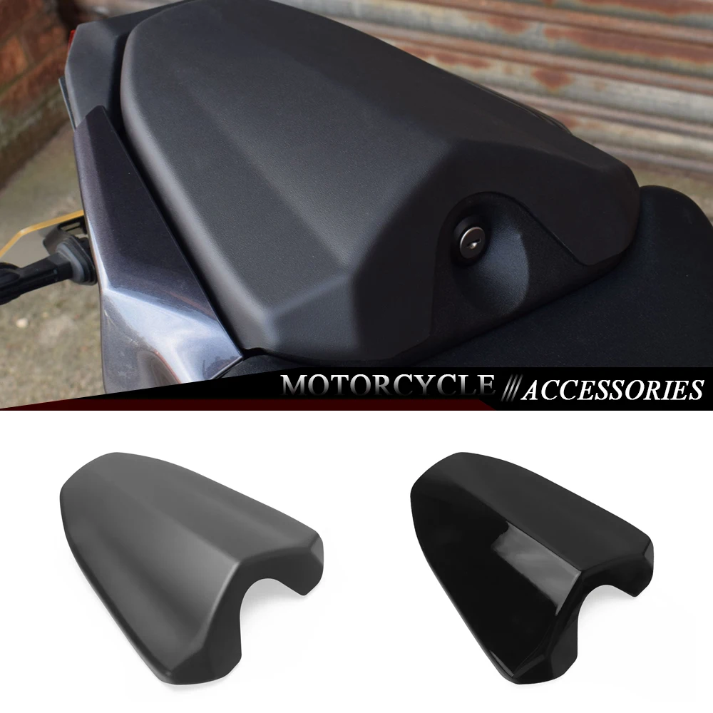 

New 2024 2025 Black Carbon Fiber Rear Passenger Seat Cowl Fairing Cover Motorcycle Accessories For YAMAHA MT 09 SP MT-09 MT09