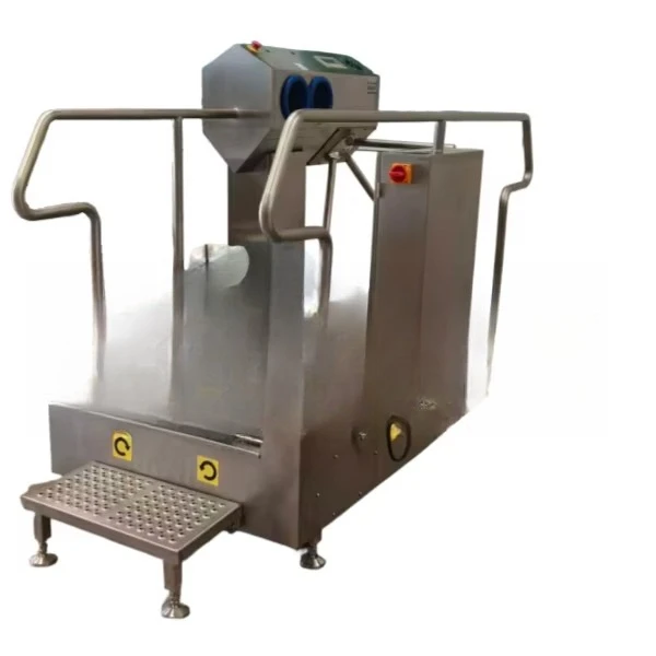 Electric automatic scaffolding disinfection station, industrial boot sole washing machine, boot washing machine, hygiene station