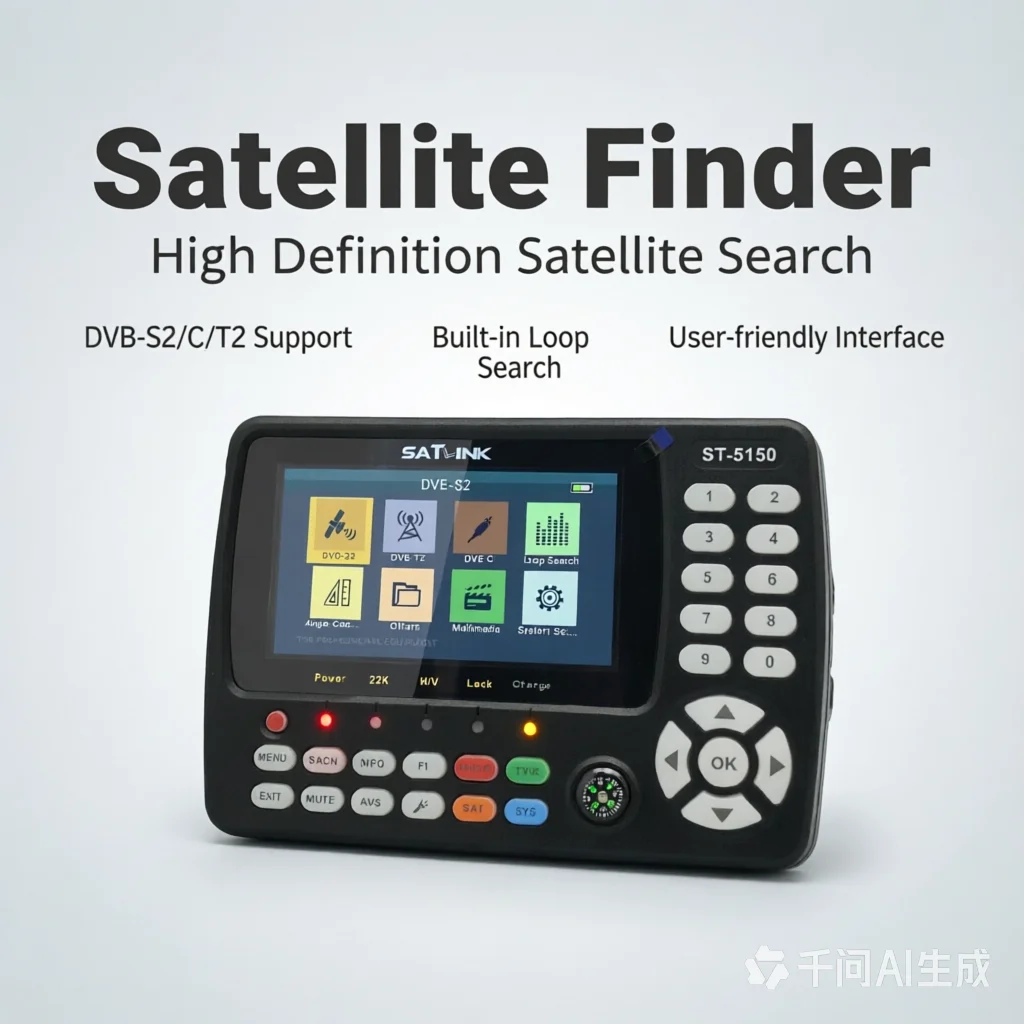 SATLINK ST-5150 DVB-S2/T2/C COMBO H.265 HEVC Satellite Finder Meter surpass SATLINK WS-6980 6933 6916