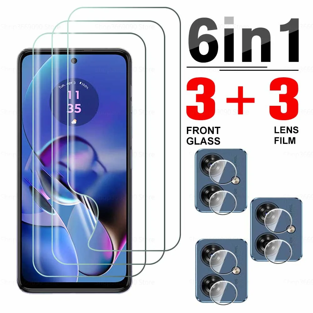 6in1 Hydrogel Film For Motorola Moto G54 Camera Lens Protector Moto G84 G14 G 54 84 G54 Turbo edition Not Glass Protection Films