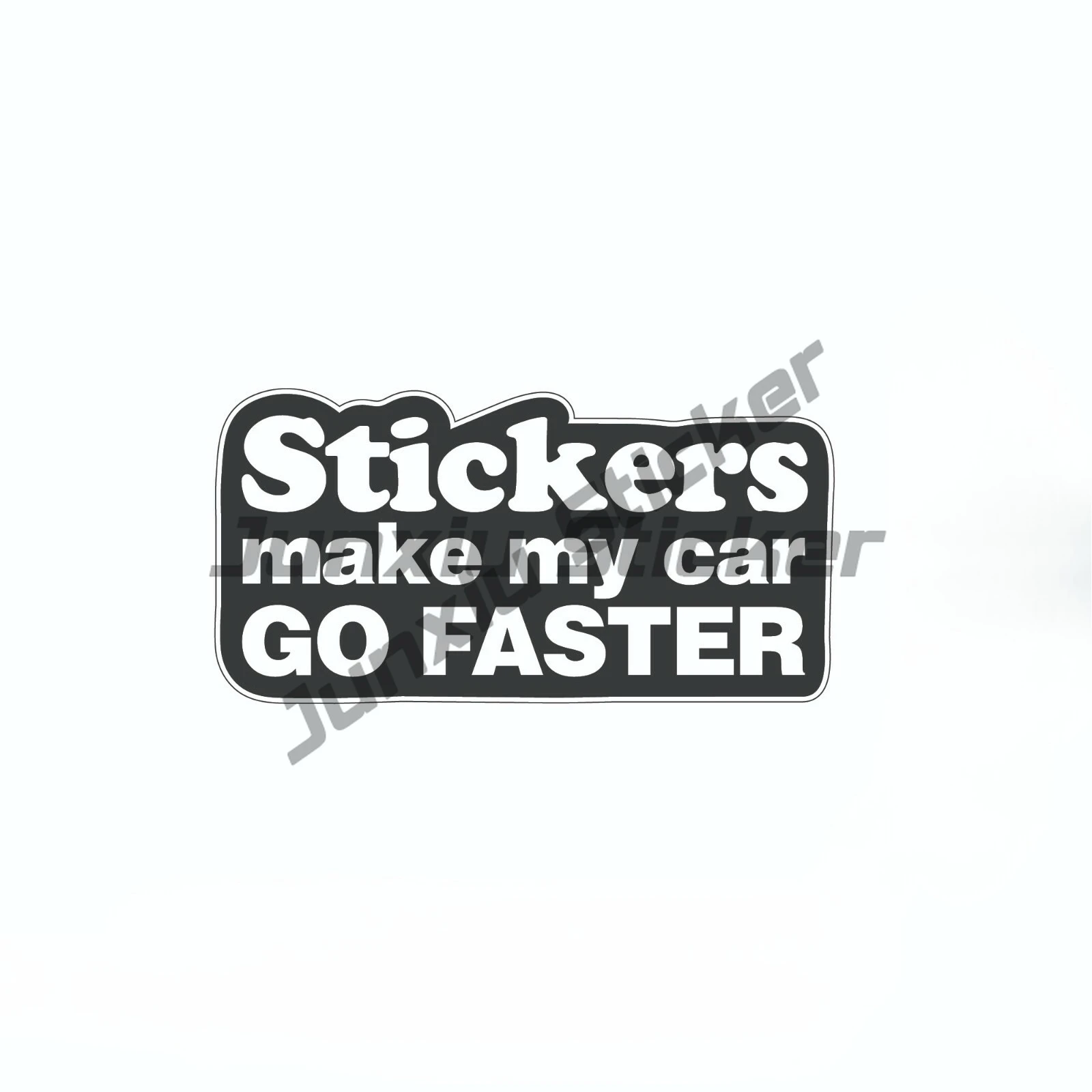 

Stickers Make My Car Go Faster Sticker Window Bumper Funny Car Decal