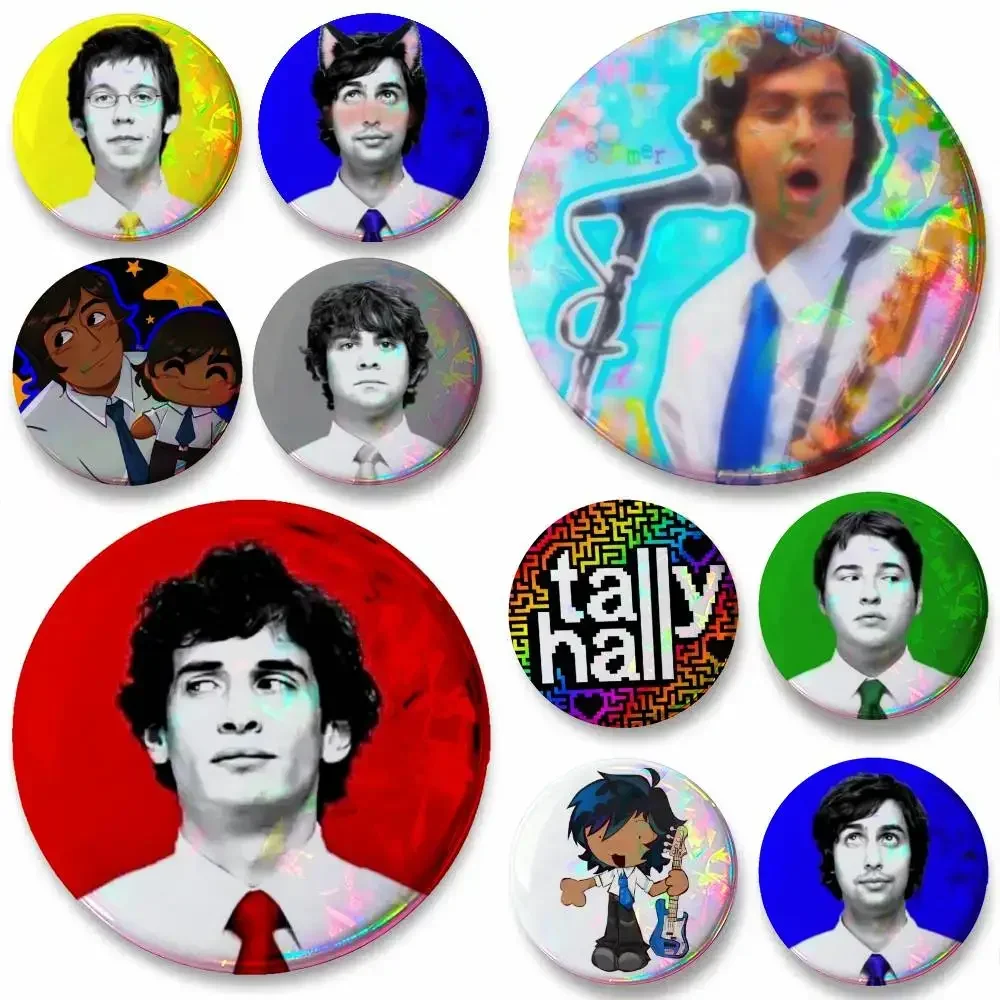 Rock Band Tally Hall Enamel Pins Pop Album Cover Round Badges Joe Hawley Brooches On Backpack Hat Decor Accessories Jewelry Gift