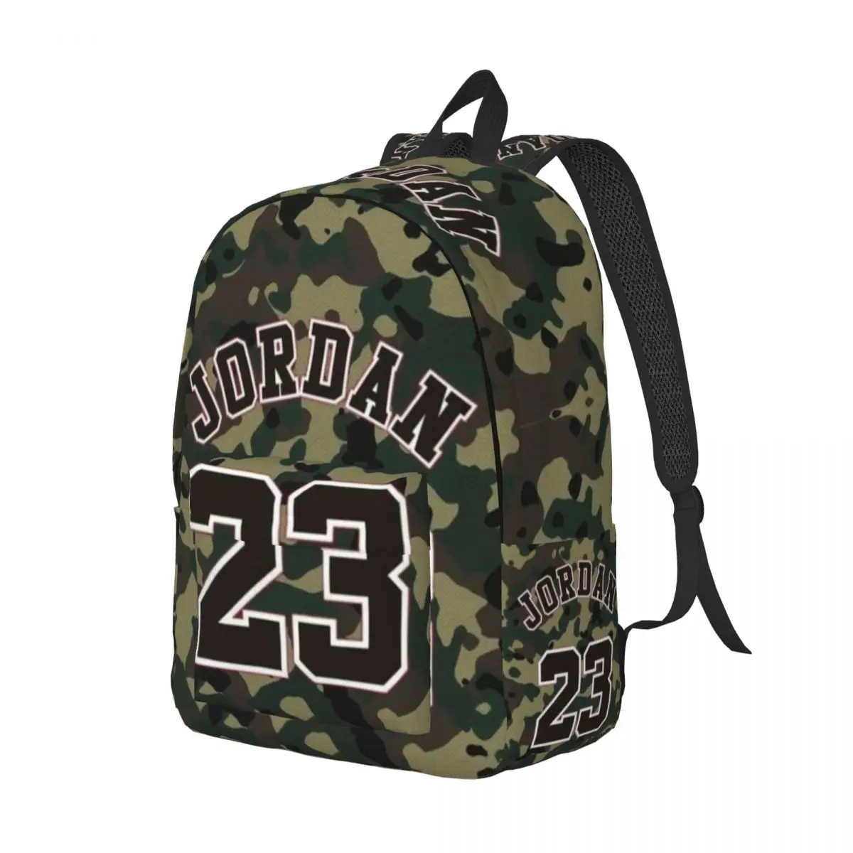 Fashionable and versatile J-Jordan Num 23 backpack, suitable for both men and women, showcasing individual charm.