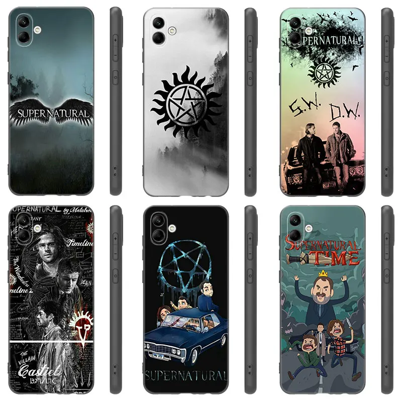 Supernatural SPN Dean Sam Phone Case For Samsung Galaxy A01 A03 Core A04 E A02 A05 A10 A20 A21 A30 A50 S A6 A8 Plus A7 2018