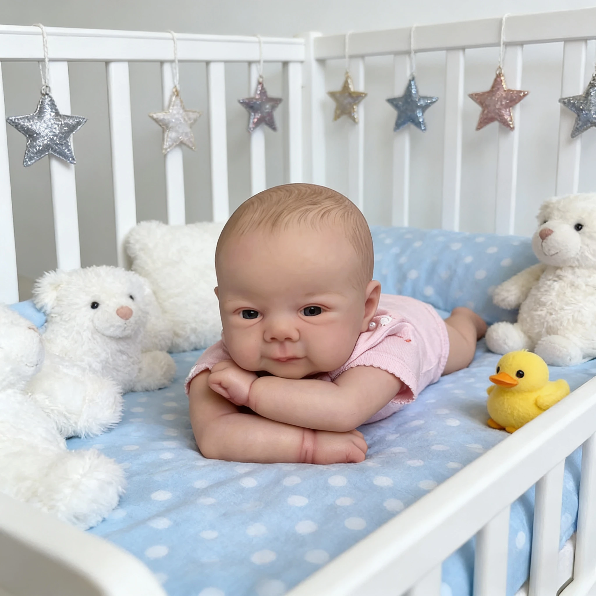 

19inch Painted Doll Kits Julieta Detailed Vein Muñeca Reborn Kit with Many Details