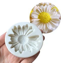 Cake Tool Lovely Daisy Flower Silicone Mold Fondant Mould Cake Decoration Sugar Mold Cookie Baking Sugarcraft Clay Mold