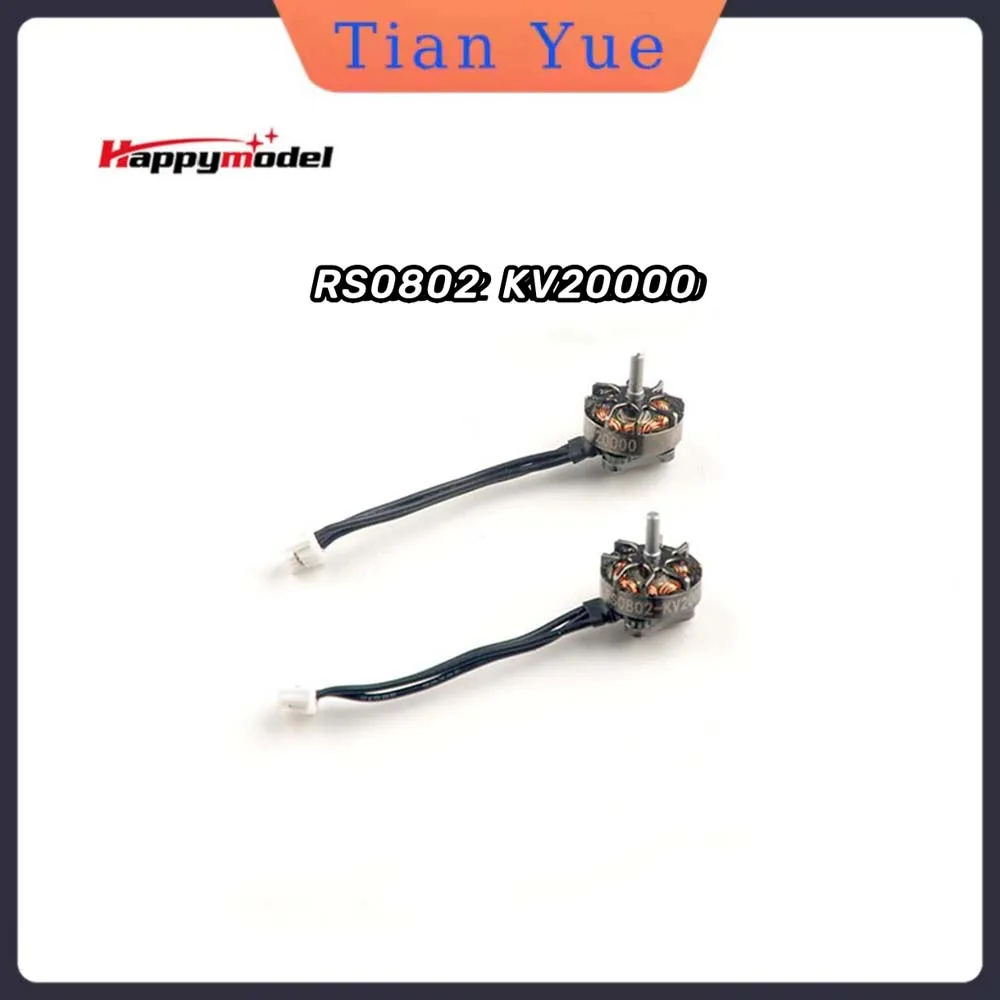 

HappyModel RS0802 KV20000 1S Brushless Motor CW CCW For FPV Freestyle Mobula7 Mobula7 HD 1S Tinywhoop Drones
