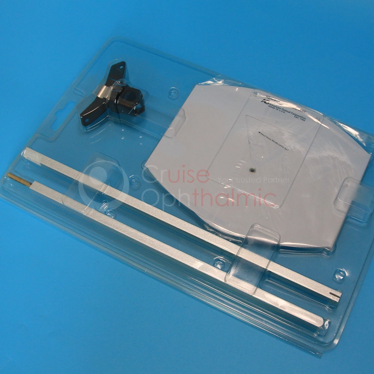 Optometric Phoropter AO Standard di Visione da Vicino Test Set di Nei Pressi di Canna e Carta e Titolare di Due Sezione Della